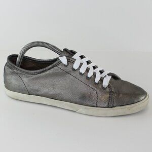 Frye Pewter Glitter Sneakers Shoes (7.5 US)